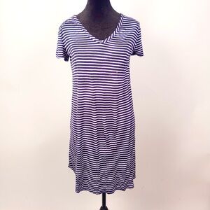 Due Time Maternity Striped Dress